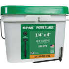 SPAX PowerLags 1/4 In. x 4 In. T30 Washer Head HCR (Exterior Rated) Lag Screw (500-Count) Image 1