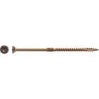 Big Timber #10 x 4 In. Yellow Zinc Flat Head Wood Screw (48-Count, 1 Lb.) Image 1