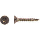 Big Timber #8 x 1 In. Yellow Zinc Flat Head Wood Screw (274-Count, 1 Lb.) Image 1