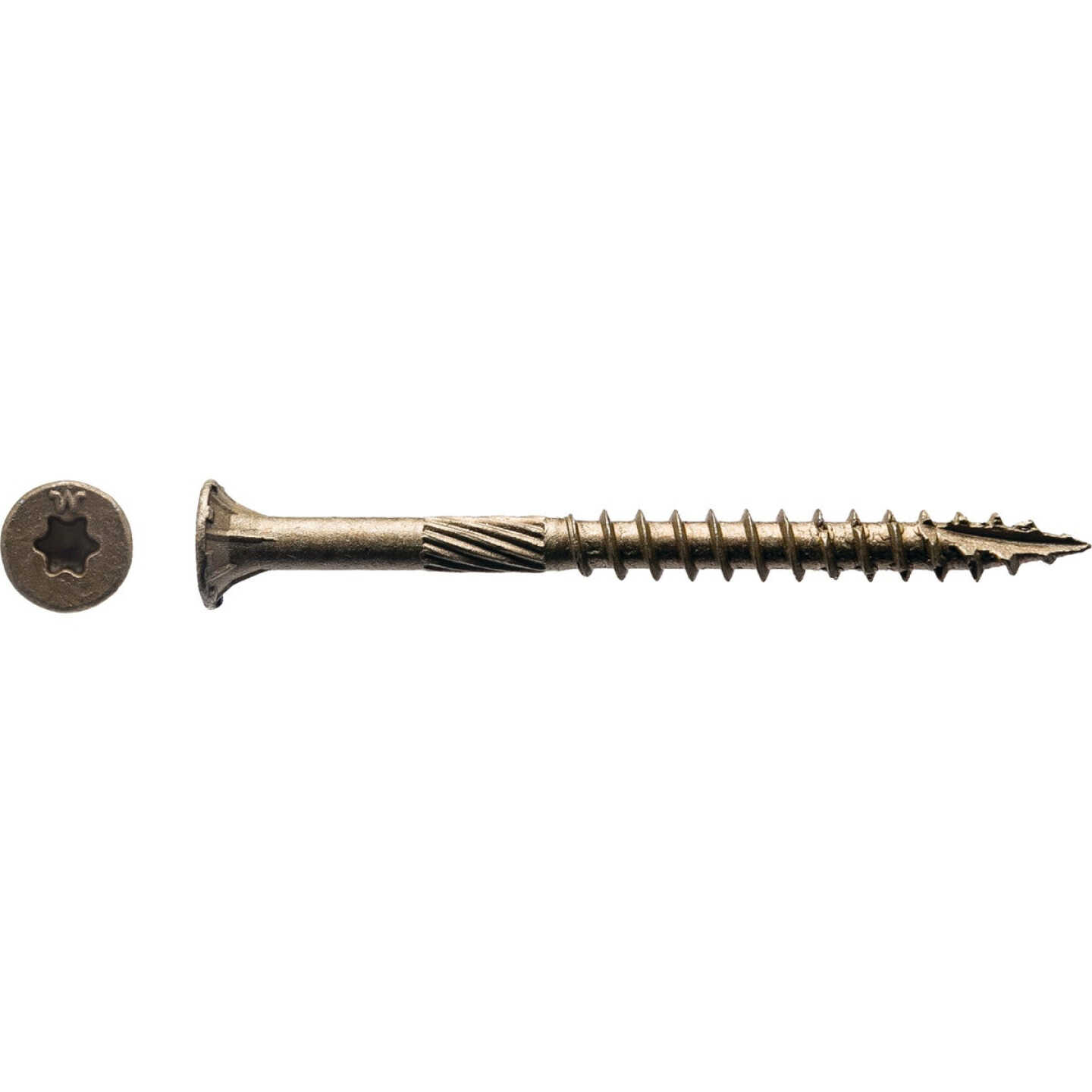 Big Timber #10 x 3 In. Bronze Flat Head Wood Screw (320-Count, 5 Lb.) Image 1