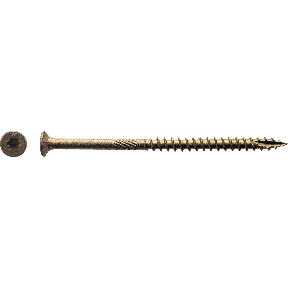 Big Timber #10 x 3-1/2 In. Bronze Flat Head Wood Screw (270-Count, 5 Lb.)