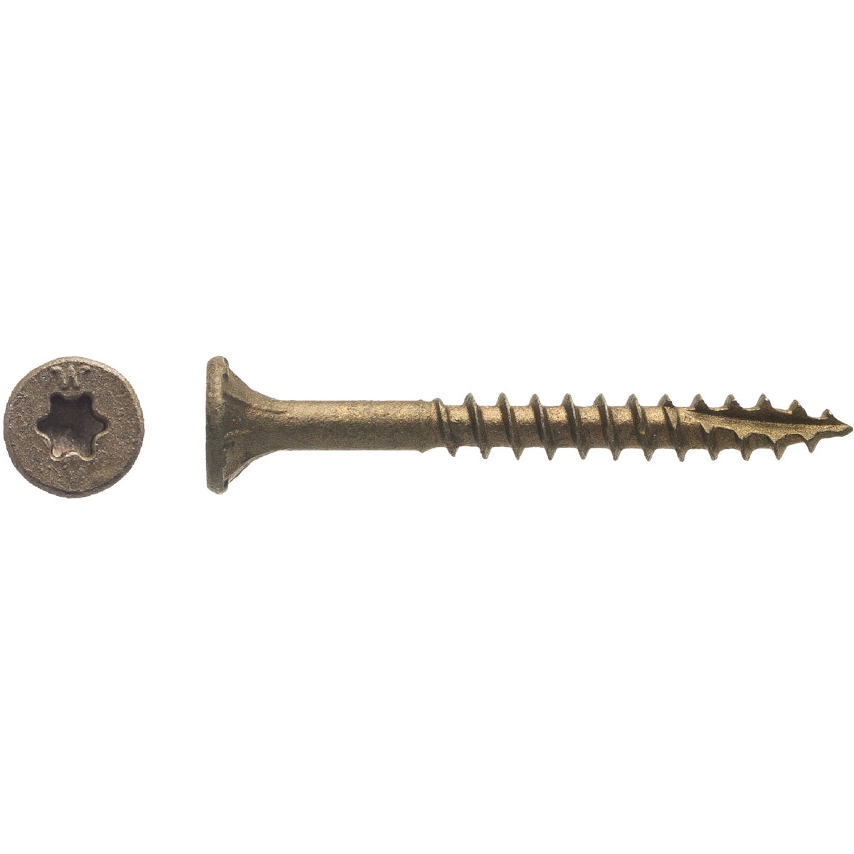 Big Timber #8 x 1-1/2 In. Bronze Flat Head Wood Screw (980-Count, 5 Lb.)