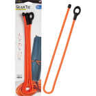 Gear Tie 24 In. Loopable Twist Tie - Bright Orange (2-Pack) Image 1