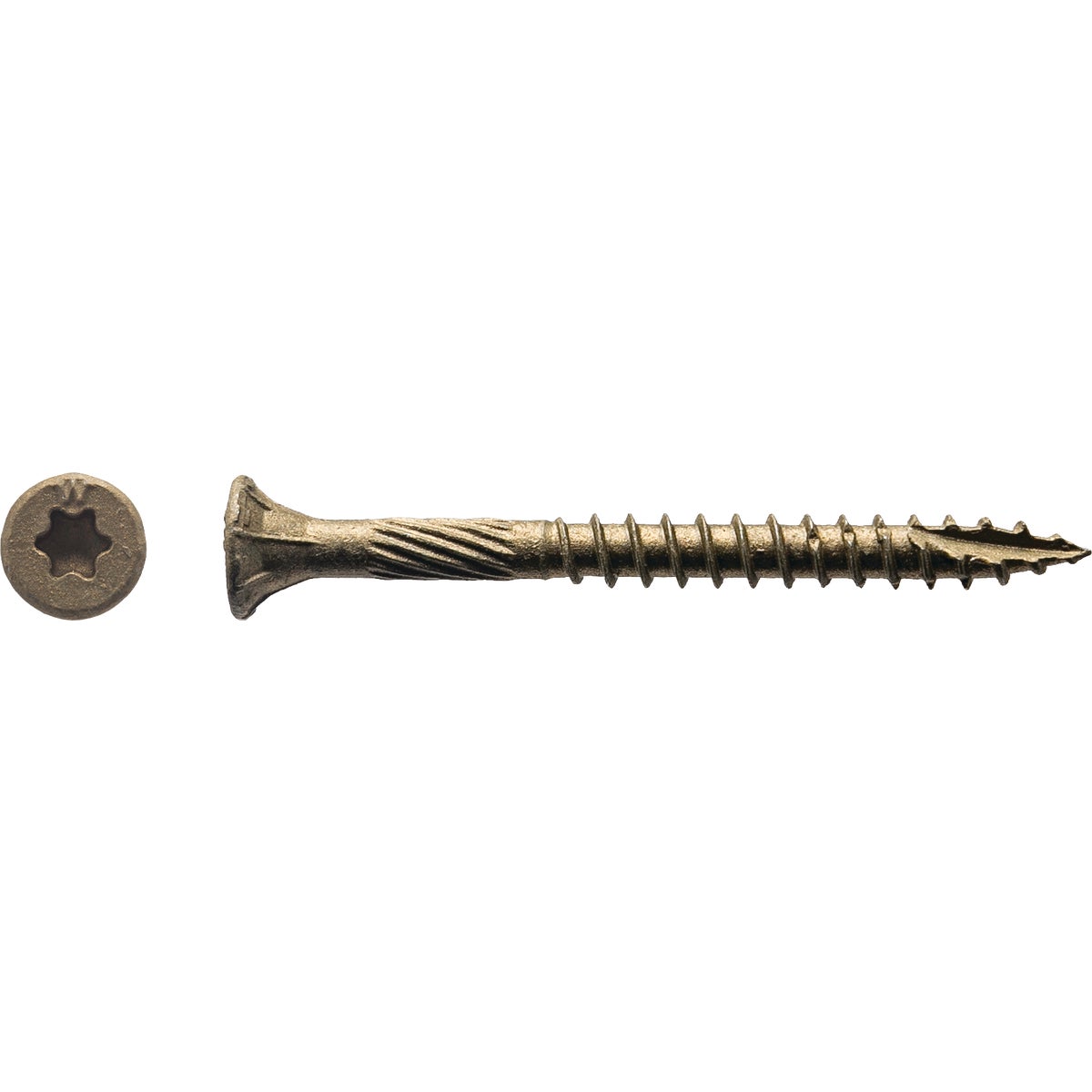 Big Timber #9 x 2 In. Bronze Flat Head Wood Screw (590-Count, 5 Lb.)