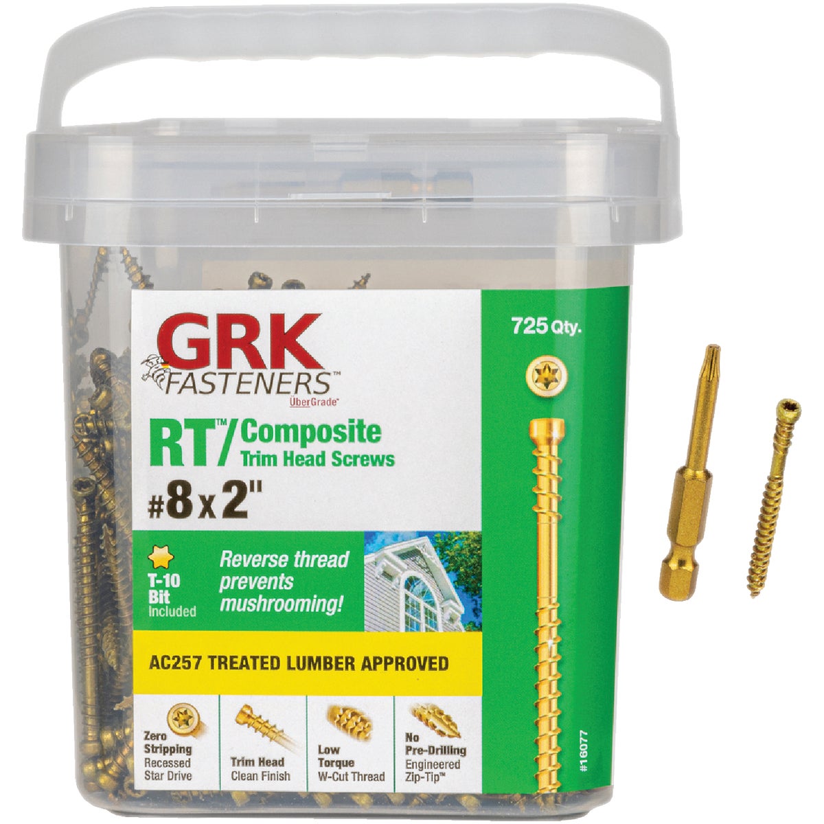 GRK RT #8 x 2 In. Star Drive Composite Screw (725-Count)