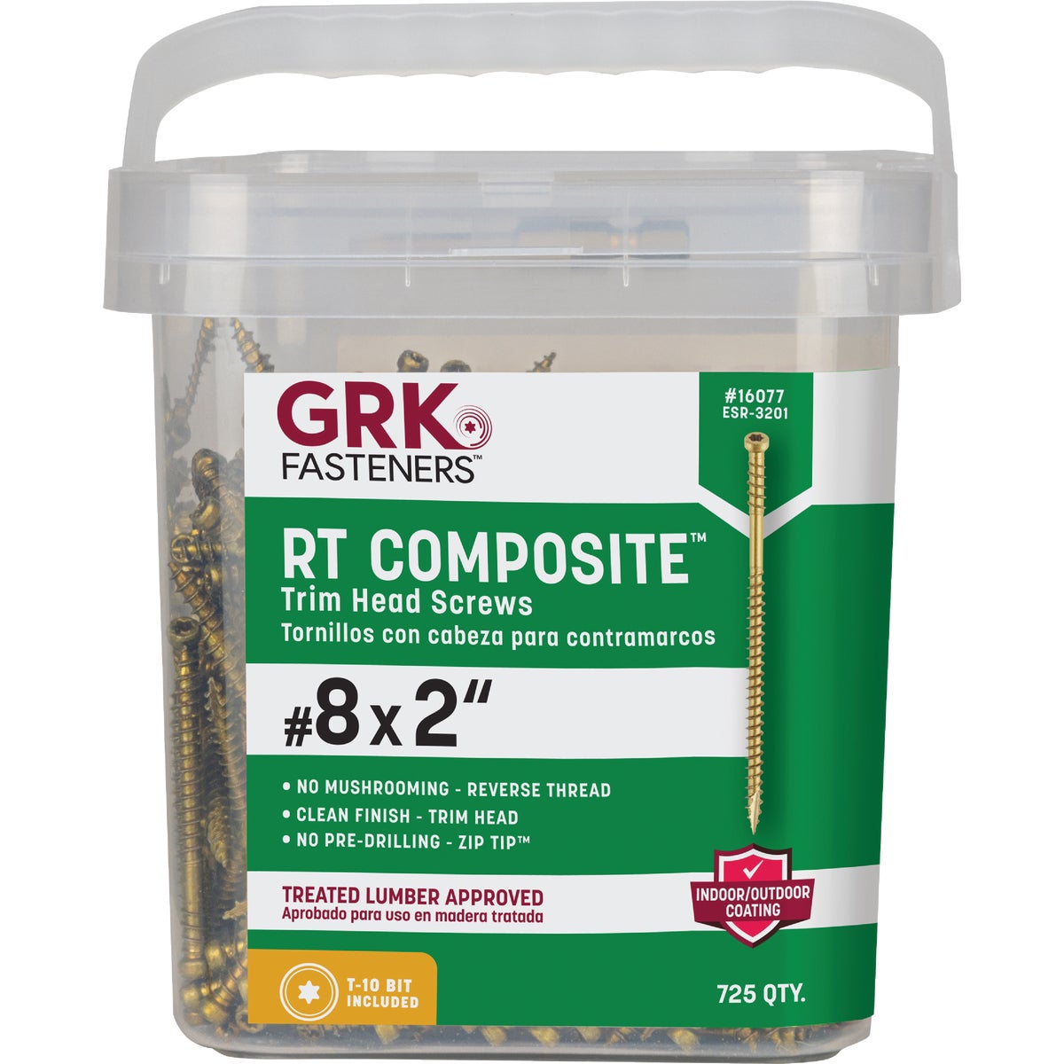 GRK RT #8 x 2 In. Star Drive Composite Screw (725-Count) Image 3