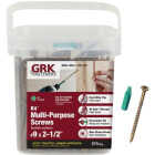 GRK R4 #9 x 2-1/2 In. Star Drive Multi-Purpose Wood Screw (575-Count) Image 1