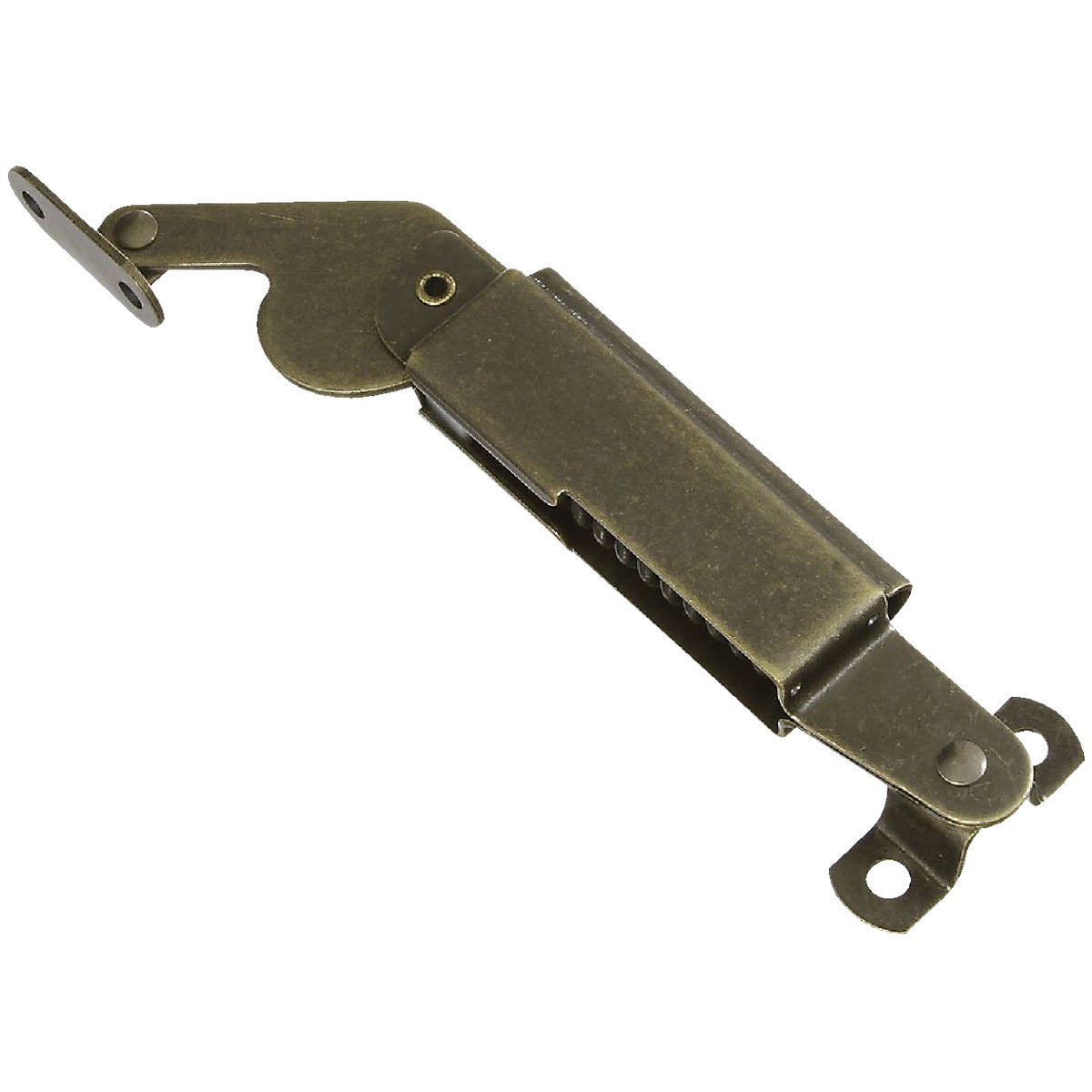 National Hardware Antique Brass Right-Handed Spring Lid Support