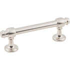 KasaWare 4" Overall Length Beveled Edge Satin Nickel Bar Pull (2-Pack) Image 1