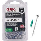 GRK #9 x 2-1/2 In. Metal Connector Screw (100-Count) Image 1