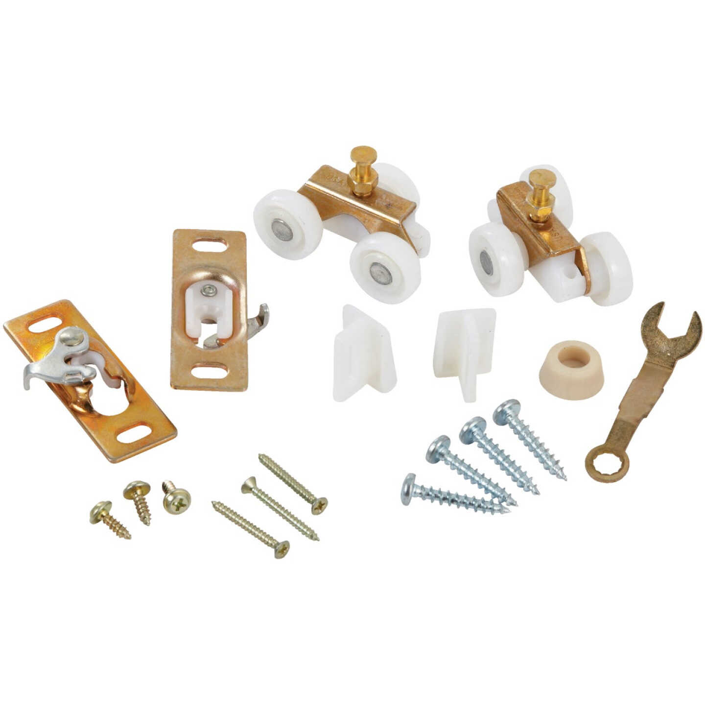 Johnson Hardware 1500 Series 36 In. W. Pocket Door Hardware Set Image 1