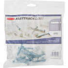 Rubbermaid Fasttrack White Rail Mount Hardware Pack Image 2