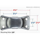 Shepherd Hardware 2-1/2 In. General-Duty Rubber Rigid Plate Caster Image 3
