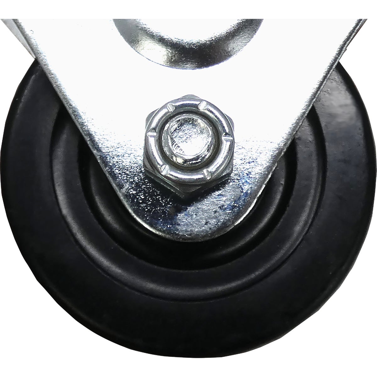 Shepherd Hardware 2-1/2 In. General-Duty Rubber Rigid Plate Caster Image 7