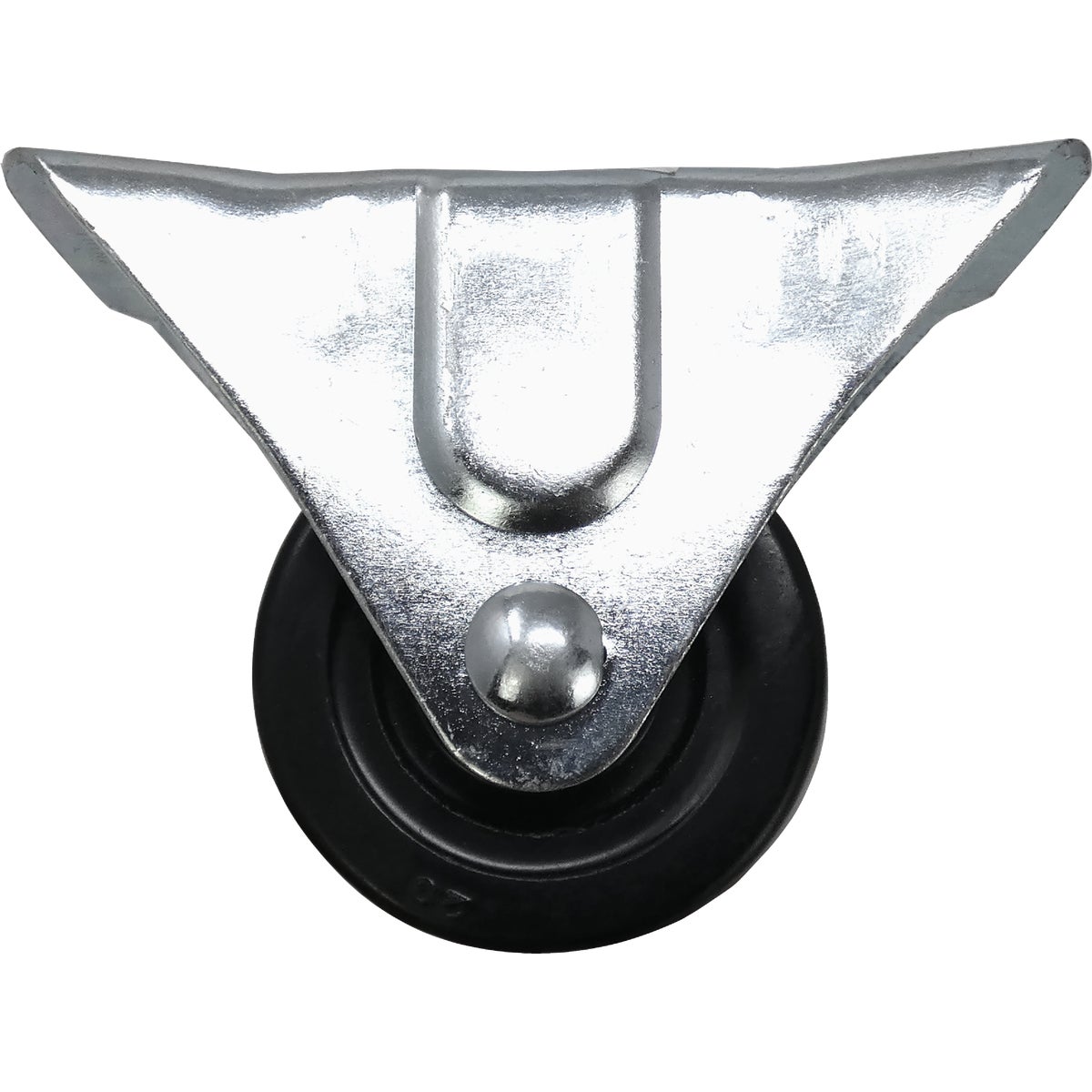 Shepherd Hardware 2-1/2 In. General-Duty Rubber Rigid Plate Caster