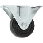 Shepherd Hardware 3 In. General-Duty Rubber Rigid Plate Caster Image 3