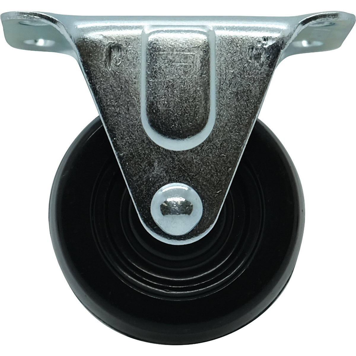 Shepherd Hardware 2 In. General-Duty Rubber Rigid Plate Caster