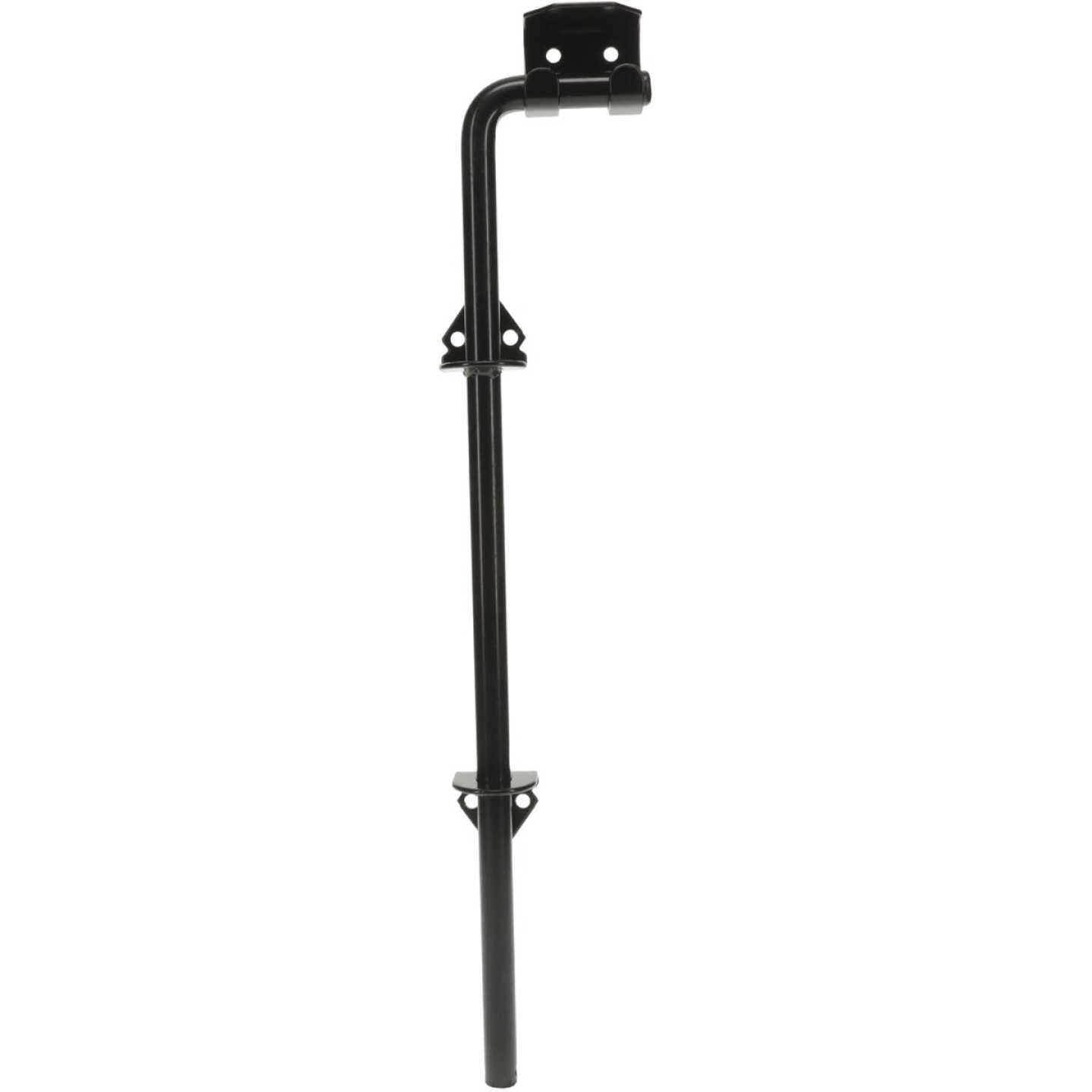 National Hardware 5/8 In. x 18 In. Black Adjustable Throw Cane Bolt Image 1