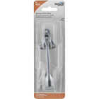 National Hardware 4 In. Satin Chrome Kickdown Door Holder Image 2