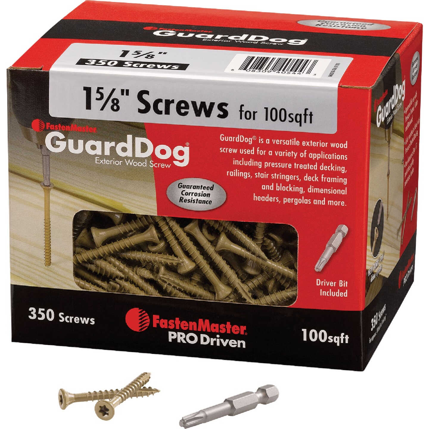 FastenMaster GuardDog 1-5/8 In. Deck Screw (350-Count) Image 2