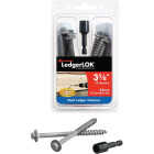 FastenMaster LedgerLok 0.305 In. x 3-5/8 In. Coarse Steel Hex-Head Ledger Board Fasteners (12-Count) Image 1