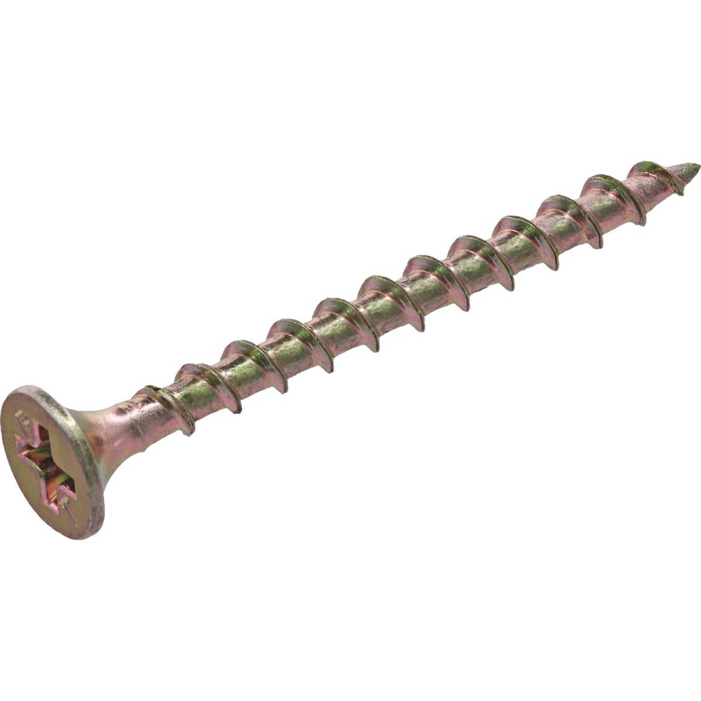 Grip-Rite 1-5/8 In. x 6 ga Phillips Bugle Head Gold Interior Construction Screw (5000-Count) Image 1