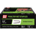 Grip-RIte 3/4 In. 14 ga Hot Galvanized Poultry Netting Staple (365-Count) Image 2