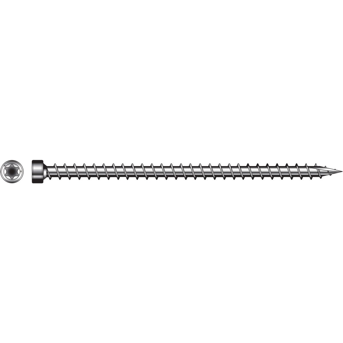 Simpson Strong-Tie Strong-Drive SDWC 0.155 In. x 4-1/2 In. T30 Structural Screw, Black (500-Count) Image 3