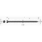 Simpson Strong-Tie Strong-Drive SDWC 0.155 In. x 4-1/2 In. T30 Structural Screw, Black (500-Count) Image 2