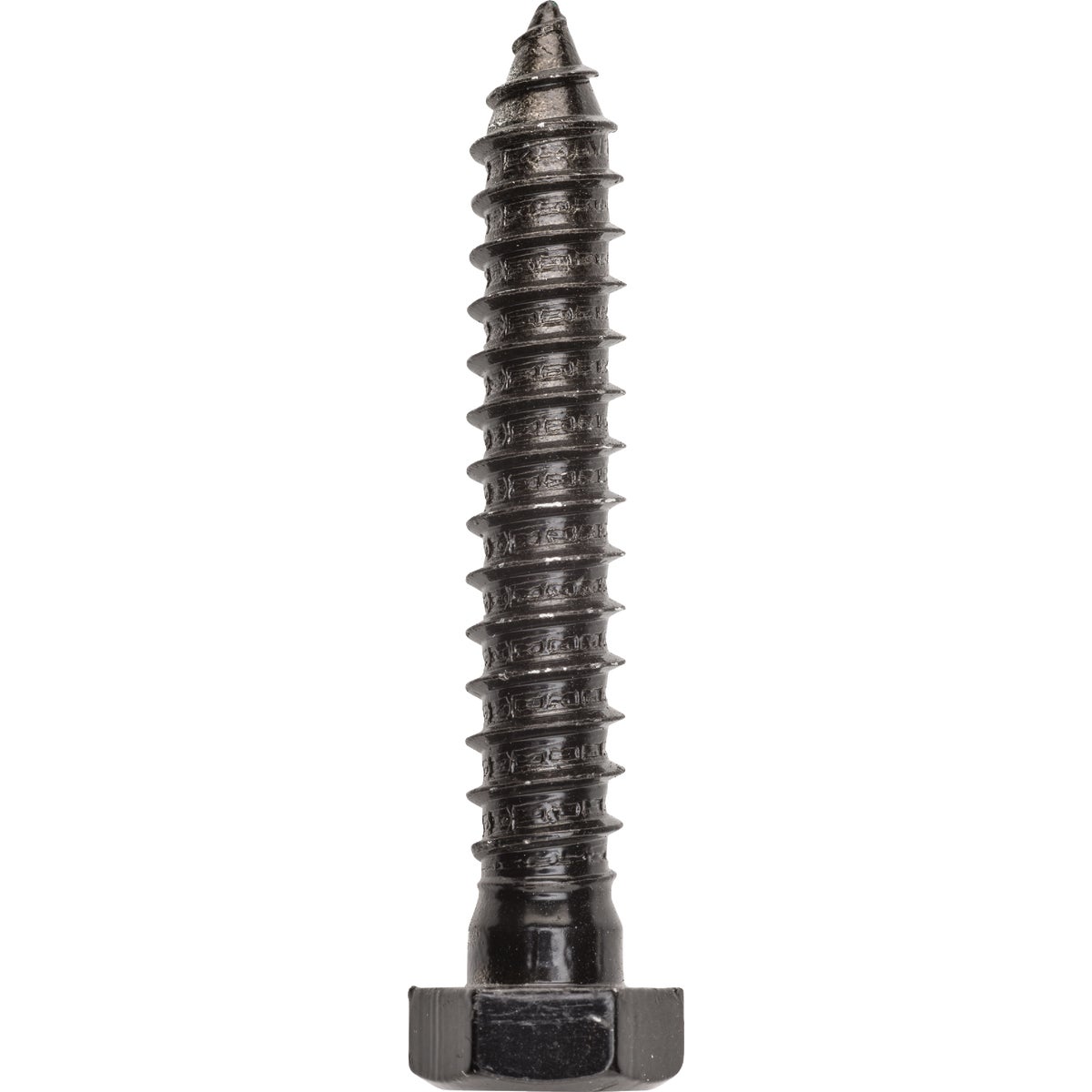 National Hardware 1/2 In. x 3 In. Hex Head Black Lag Bolt (4-Count)