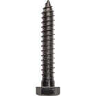 National Hardware 1/2 In. x 3 In. Hex Head Black Lag Bolt (4-Count) Image 1