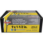 Pro-Twist #9 x 1-1/2 In. Hex Washer Head Galvanized Framing Screw (92-Count) Image 2
