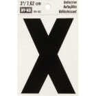 Hy-Ko Vinyl 3 In. Reflective Adhesive Letter, X Image 1