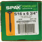 SPAX PowerLags 5/16 In. x 6-3/4 In. T40 Washer Head HCR (Exterior Rated) Lag Screw (50-Count) Image 6
