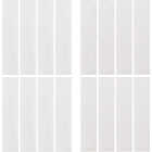 Wrap-It Storage Stick 'Em 3/4 In. x 3-1/2 In. White Hook & Loop Strip (8-Count) Image 1