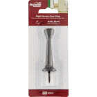 National Hardware 3 In. Matte Black Rigid Square Door Stop Image 2