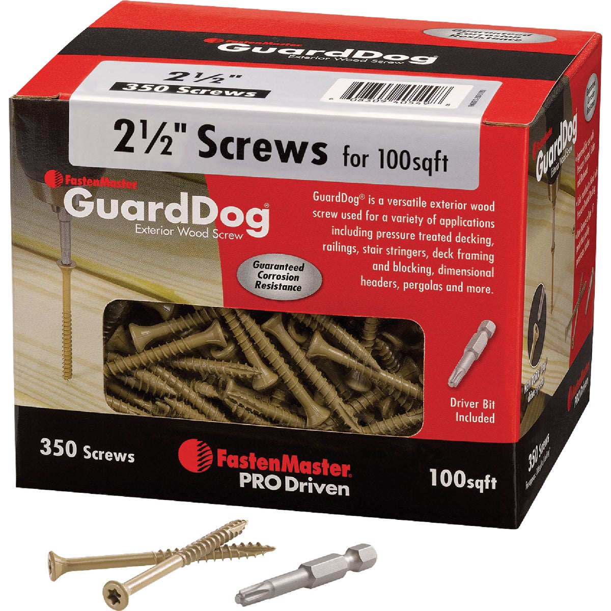 FastenMaster GuardDog 2-1/2 In. Deck Screw (350-Count) Image 2