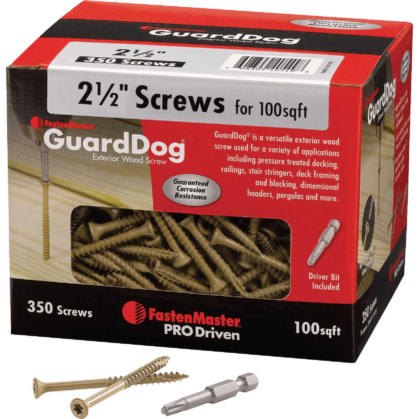 FastenMaster GuardDog 2-1/2 In. Deck Screw (350-Count) Image 2