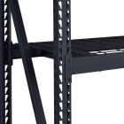 Muscle Rack 84 In. W. x 24 In. D. x 84 In. H. 4-Tier Black Steel Welded Rack Image 4