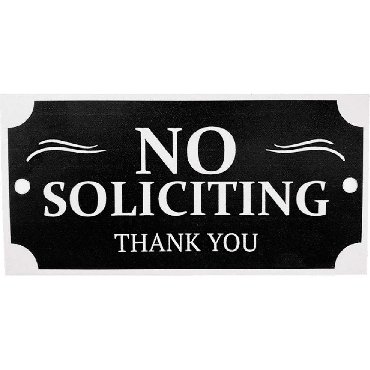 Hy-Ko No Soliciting House Plaque Image 1