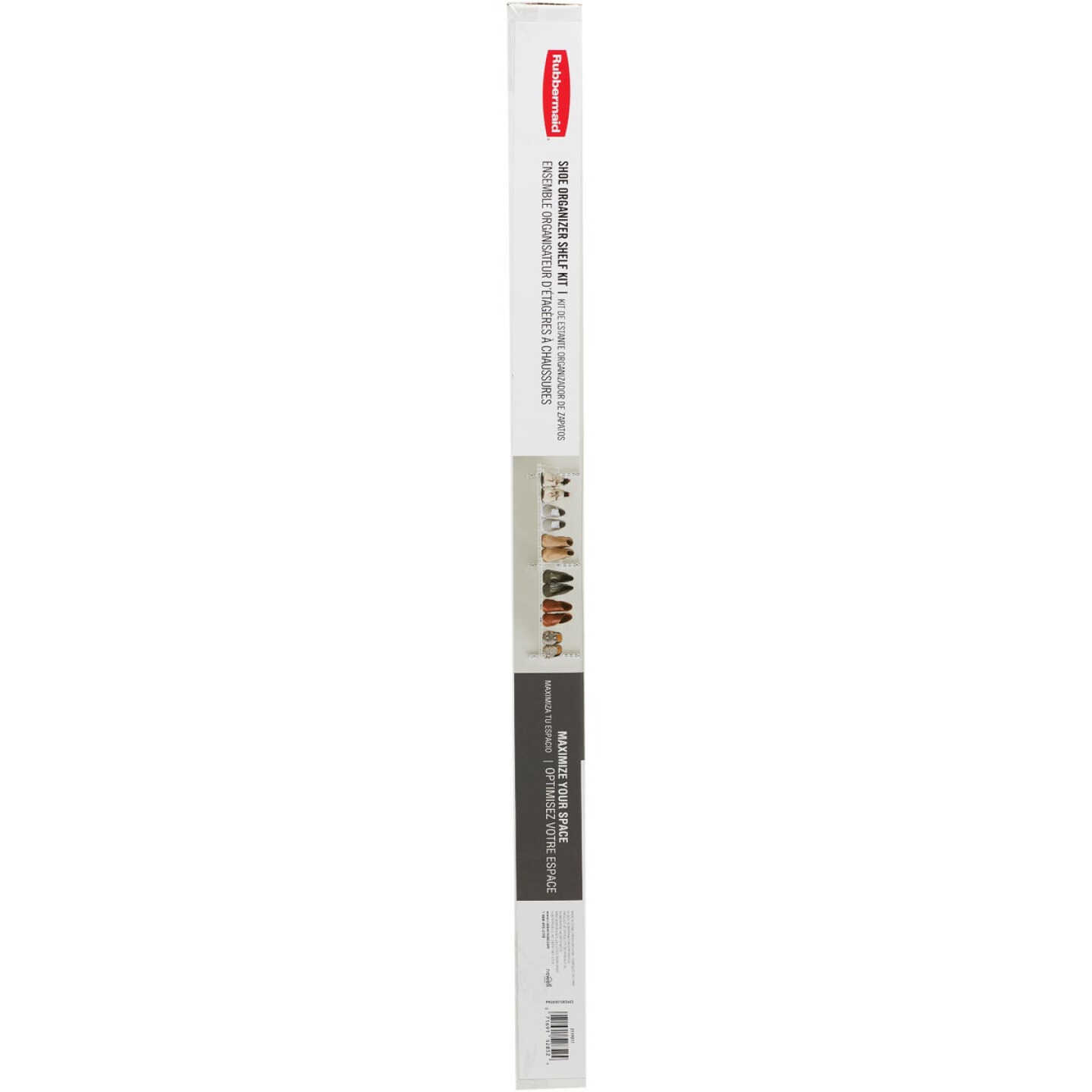 Rubbermaid Configurations White Shoe Shelf Add-On Kit Image 5