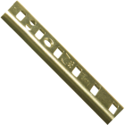 Knape & Vogt 255 Series 48 In. Brass Mortise-Mount Pilaster Shelf Standard Image 1