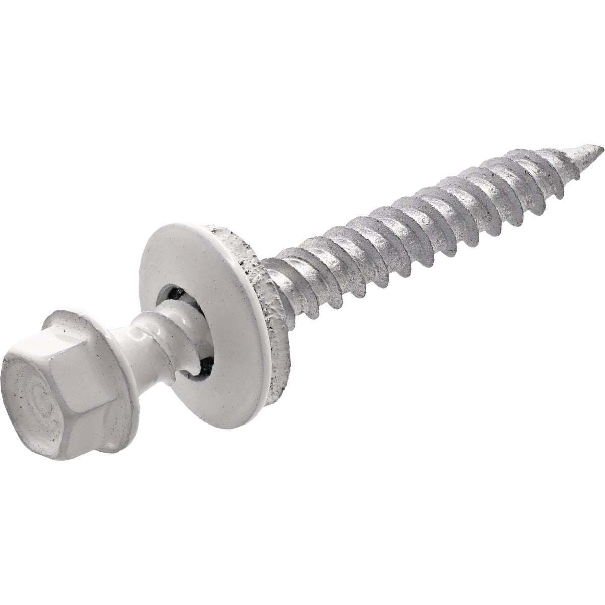 Pro-Twist #9 x 1-1/2 In. Hex Washer Head White Framing Screw (93-Count) Image 3