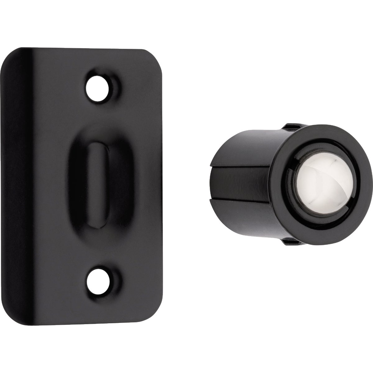 National Hardware Matte Black Drive-in Ball Catch