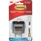 Command Small Bath Hook, Matte Black, 2 Hooks, 4 Strips Image 6