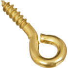 National Hardware #212 Brass Small Screw Eye (7-Count) Image 1