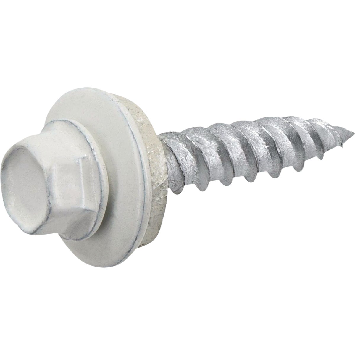 Hillman Fas-n-Tite #10 x 1-1/2 In. White Painted Self-Piercing Roofing Screw (79-Count) Image 2
