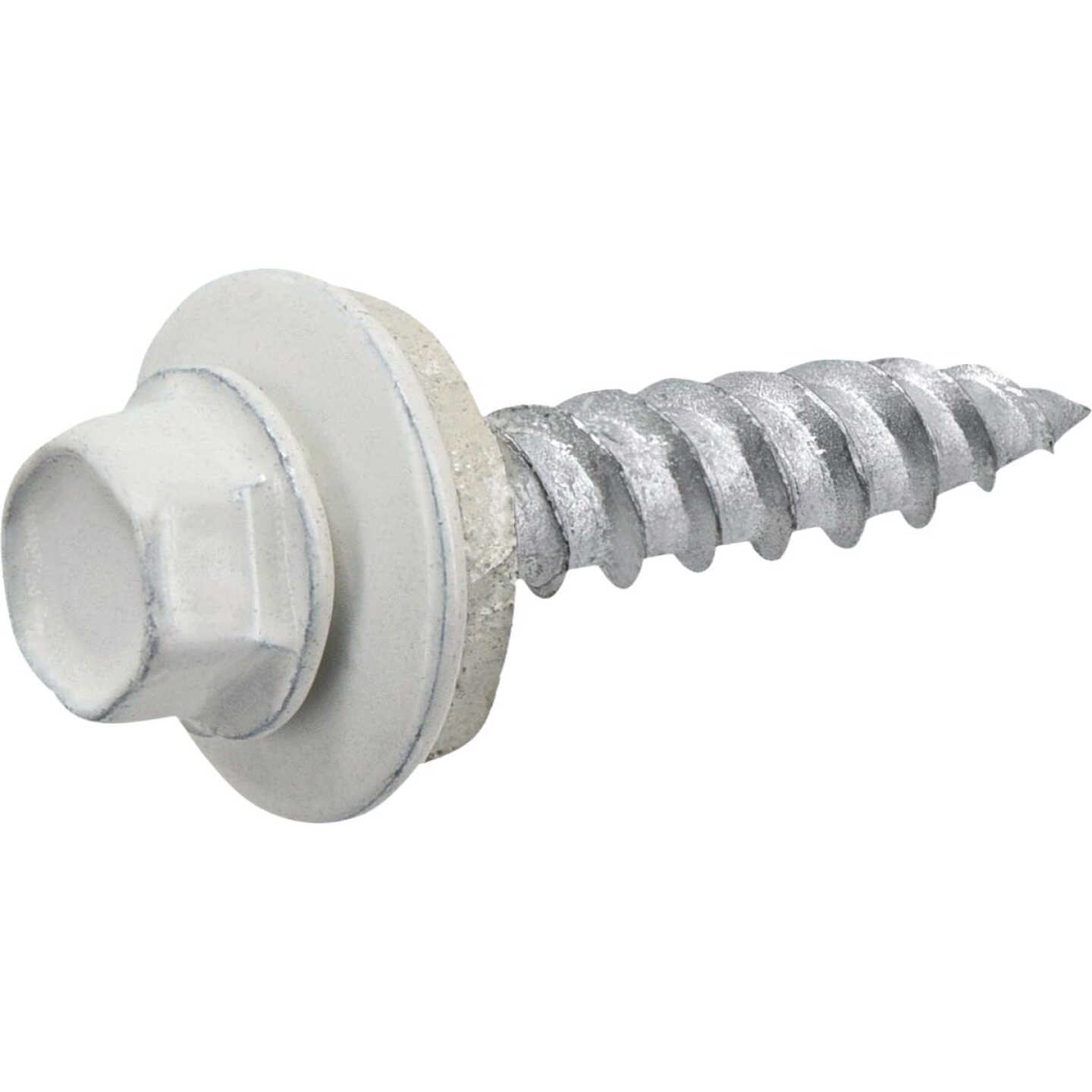 Hillman Fas-n-Tite #10 x 1-1/2 In. White Painted Self-Piercing Roofing Screw (79-Count) Image 2