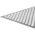 Hillman SteelWorks 0.020 In. x 24 In. x 36 In. Aluminum Silver Cloverleaf Decorative Sheet Image 1