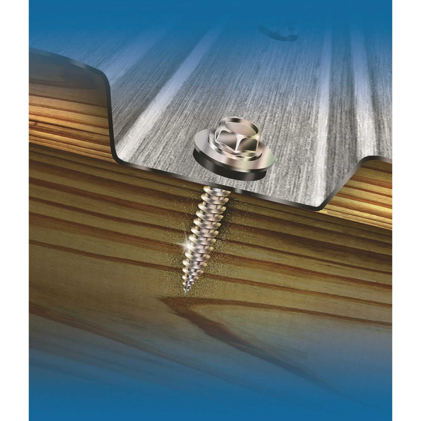 Teks #10 x 1-7/16 In. Star Head Drill Point Wood-to-Metal Screws (300-Count) Image 5